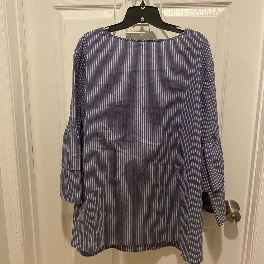 Layered bell sleeve top